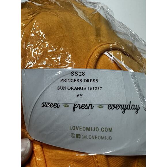 Omi Jo Well Dressed Wolf Sun Orange Princess Dress Size 6 NWT - Picture 3 of 3